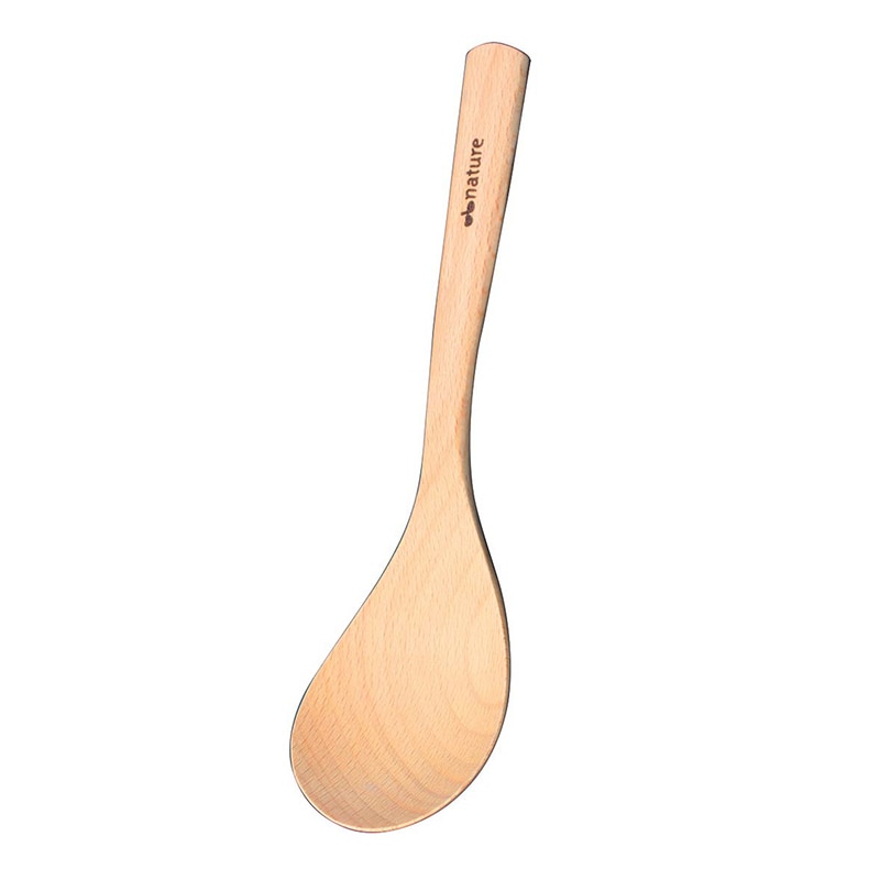川嶋工業 ナチュレ 木製 取り分けスプーン OBN-107 1個(ご注文単位1個)【直送品】