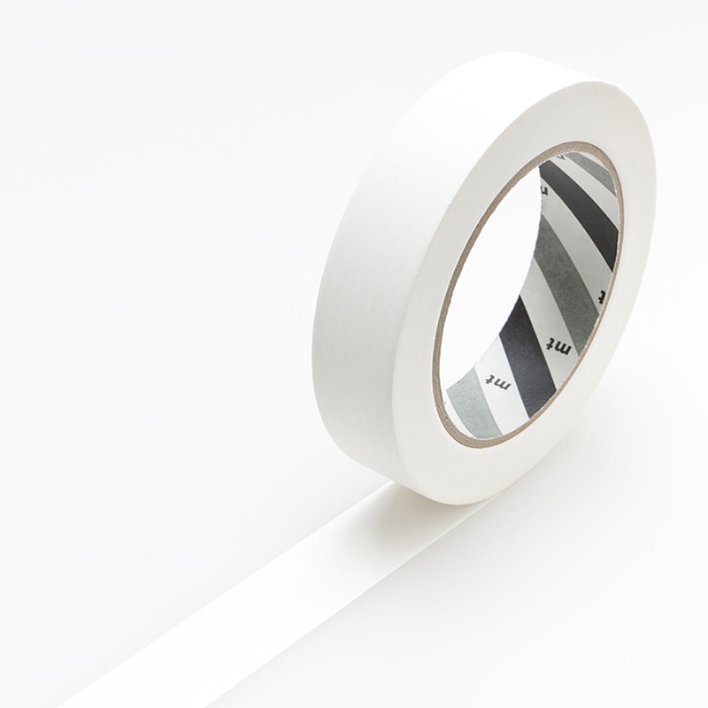カモ井加工紙 マスキングテープ mt foto ホワイト 25mm×50m MTFOTO04 1巻（ご注文単位1巻）【直送品】