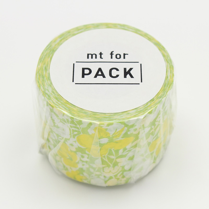 カモ井加工紙 強粘着テープ mt for PACK 花柄 MTPACK04 1巻（ご注文単位1巻）【直送品】