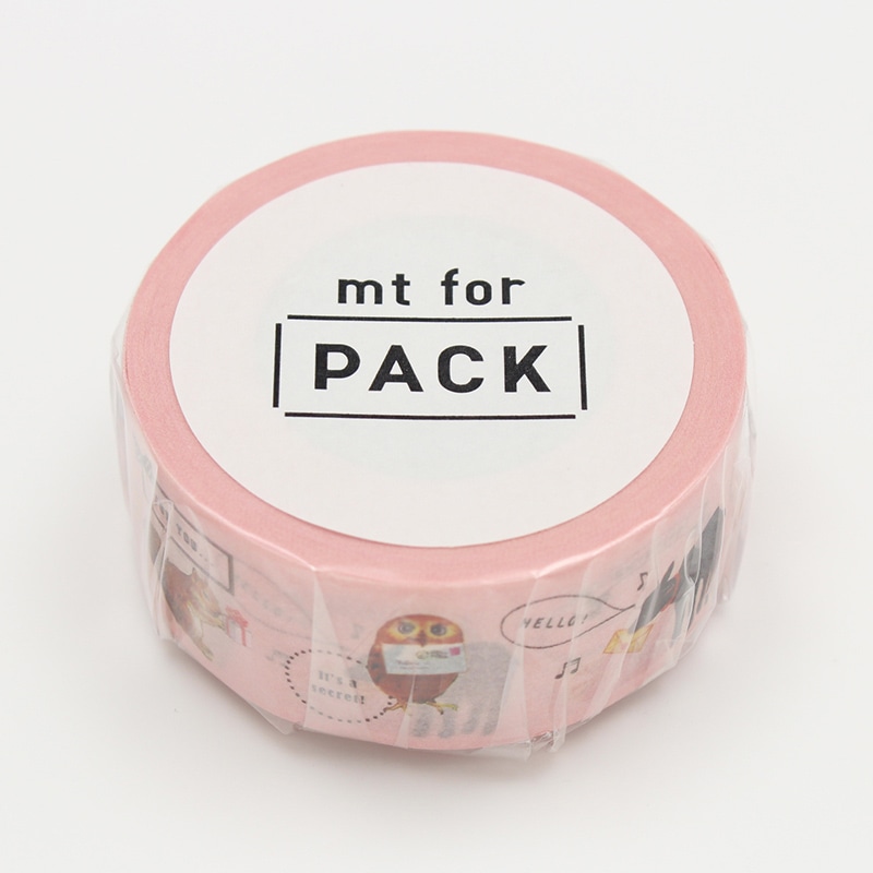 カモ井加工紙 強粘着テープ mt for PACK 動物たち MTPACK10 1巻（ご注文単位1巻）【直送品】
