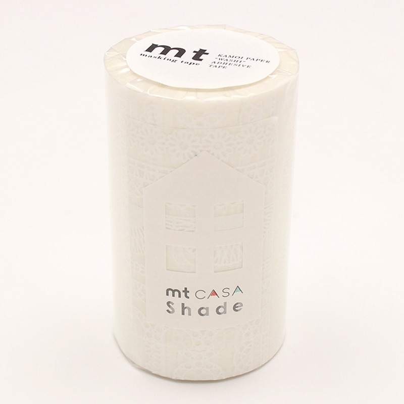 カモ井加工紙 マスキングテープ mt casa shade レース・帯 MTCS9002 1巻（ご注文単位1巻）【直送品】