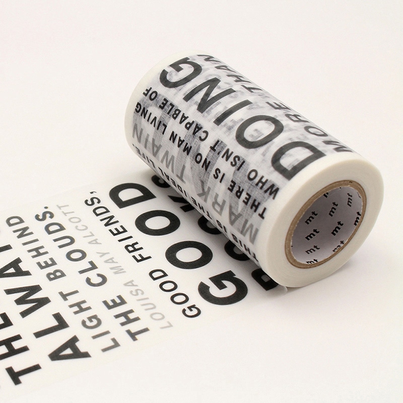 カモ井加工紙 マスキングテープ mt casa shade text MTCS9004 1巻(ご注文単位1巻)【直送品】