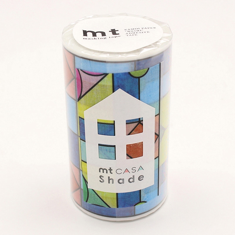 カモ井加工紙 マスキングテープ mt casa shade ステンドグラス MTCS9007 1巻（ご注文単位1巻）【直送品】