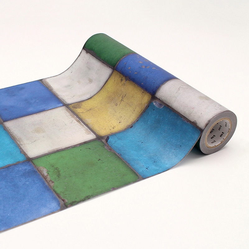 カモ井加工紙 mt casa フリース ロール タイルヴィンテージ MTCAF2318 1巻(ご注文単位1巻)【直送品】