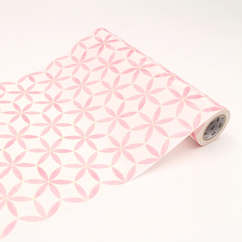 カモ井加工紙 mt casa フリース ロール 円と花 MTCAF2303 1巻(ご注文単位1巻)【直送品】