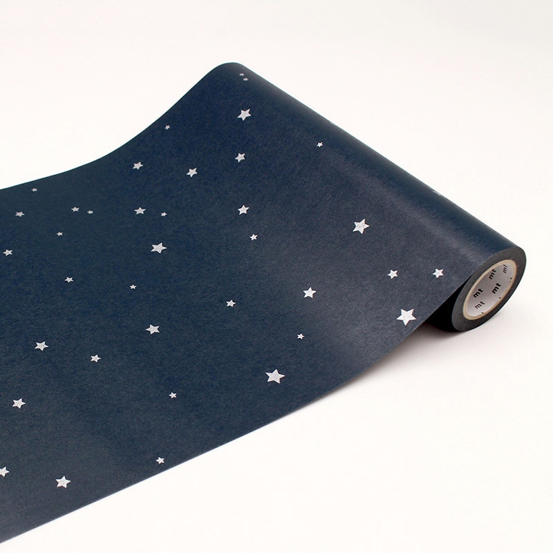 カモ井加工紙 mt casa フリース ロール 星 MTCAF2315 1巻(ご注文単位1巻)【直送品】