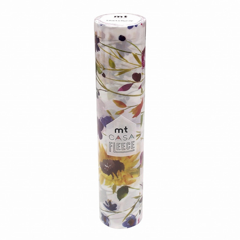 カモ井加工紙 mt casa フリース ロール ブルーベルグレイ Anya MTCAF2329 1巻（ご注文単位1巻）【直送品】