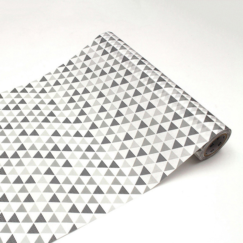 カモ井加工紙 mt casa フリース ロール 三角パターン MTCAF2332 1巻(ご注文単位1巻)【直送品】