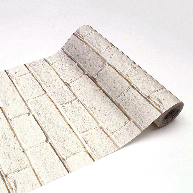 カモ井加工紙 mt casa フリース ロール 白レンガ MTCAF2337 1巻(ご注文単位1巻)【直送品】