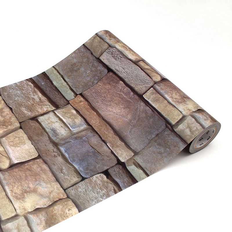 カモ井加工紙 mt casa フリース ロール 石壁 MTCAF2339 1巻(ご注文単位1巻)【直送品】