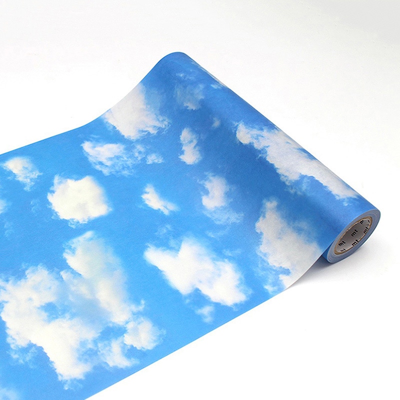 カモ井加工紙 mt casa フリース ロール 空と雲 MTCAF2340 1巻(ご注文単位1巻)【直送品】