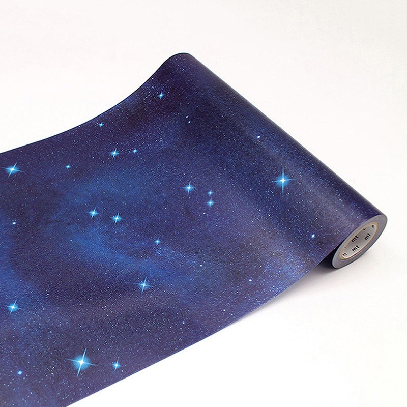 カモ井加工紙 mt casa フリース ロール 夜空 MTCAF2341 1巻(ご注文単位1巻)【直送品】