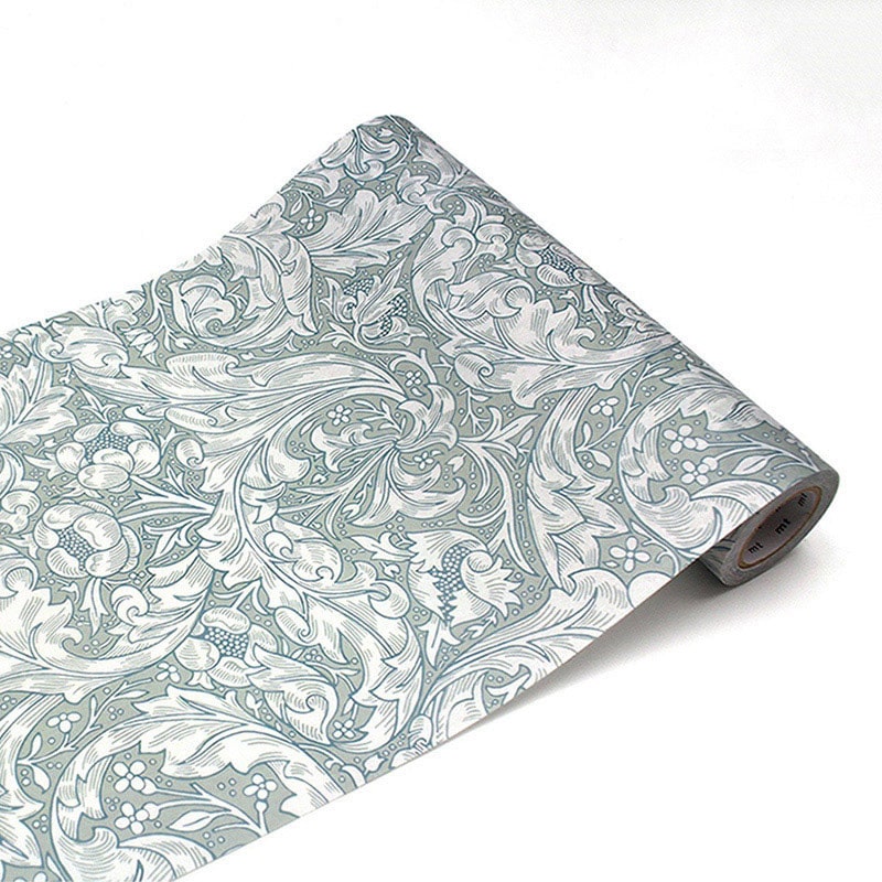 カモ井加工紙 mt casa フリース ロール モリス Bachelors ButtonBlue ButtonBlue MTCAF2342 1巻(ご注文単位1巻)【直送品】