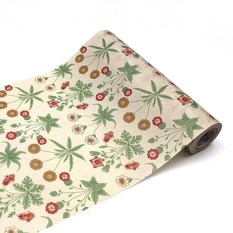 カモ井加工紙 mt casa フリース ロール モリス Daisy MTCAF2343 1巻(ご注文単位1巻)【直送品】