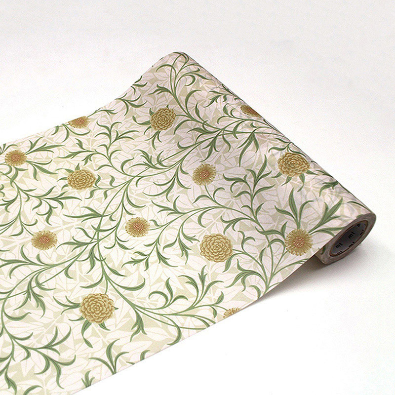 カモ井加工紙 mt casa フリース ロール モリス Scroll and Flower MTCAF2344 1巻(ご注文単位1巻)【直送品】