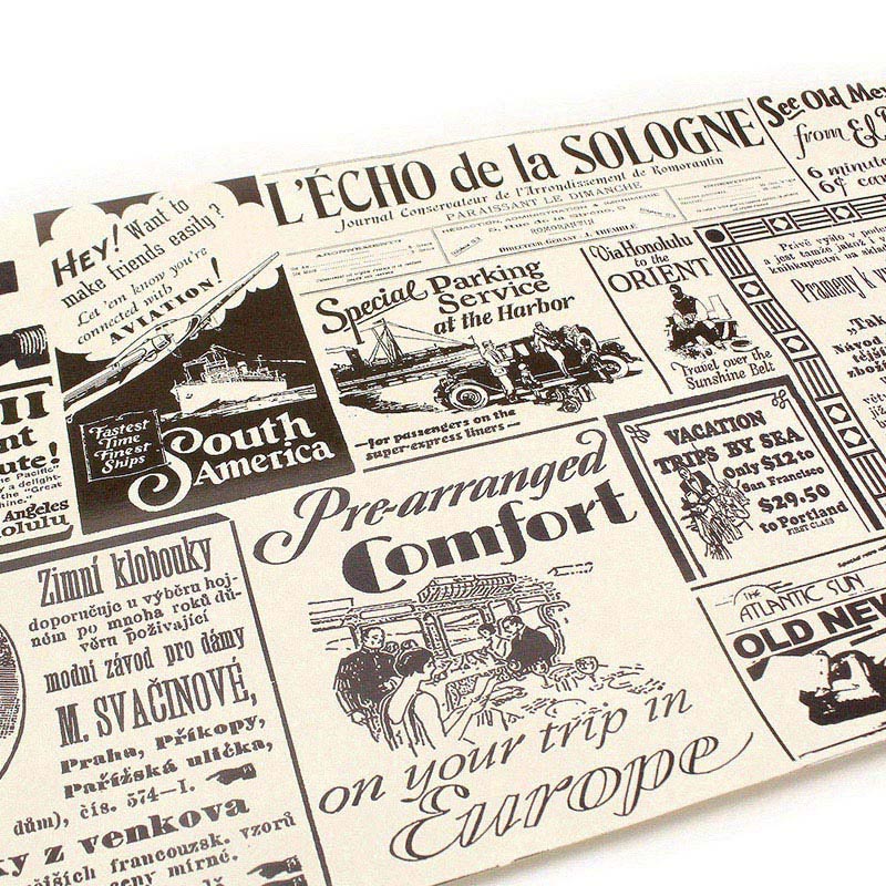 カモ井加工紙 mt casa リメイクシート 古い誌面 MTCAR0057 1枚(ご注文単位1枚)【直送品】