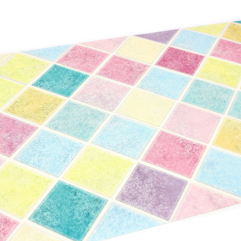 カモ井加工紙 mt casa リメイクシート カラフルタイル MTCAR0064 1枚(ご注文単位1枚)【直送品】