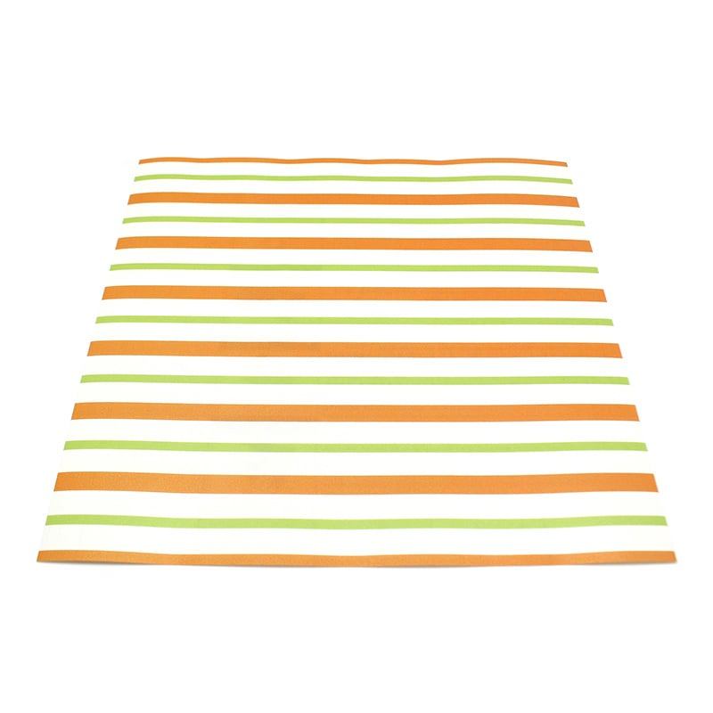 カモ井加工紙 mt casa リメイクシートスクエア ボーダー・オレンジ×イエローグリーン MTCARS005 1枚(ご注文単位1枚)【直送品】