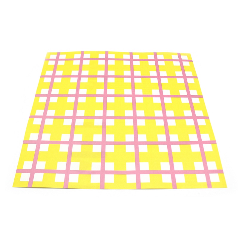 カモ井加工紙 mt casa リメイクシートスクエア 方眼・ピンク×イエロー MTCARS011 1枚(ご注文単位1枚)【直送品】