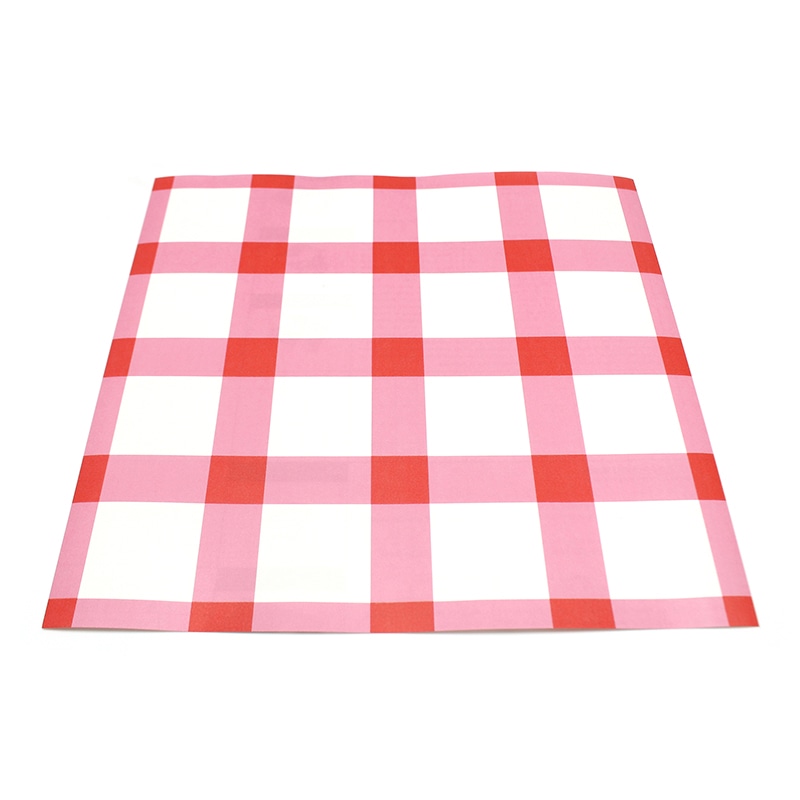 カモ井加工紙 mt casa リメイクシートスクエア チェック・ピンク×レッド MTCARS013 1枚(ご注文単位1枚)【直送品】