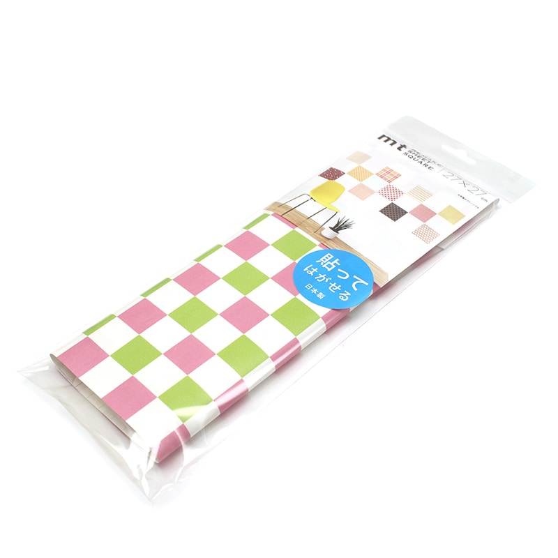 チェッカーピンク×イエローグリーン