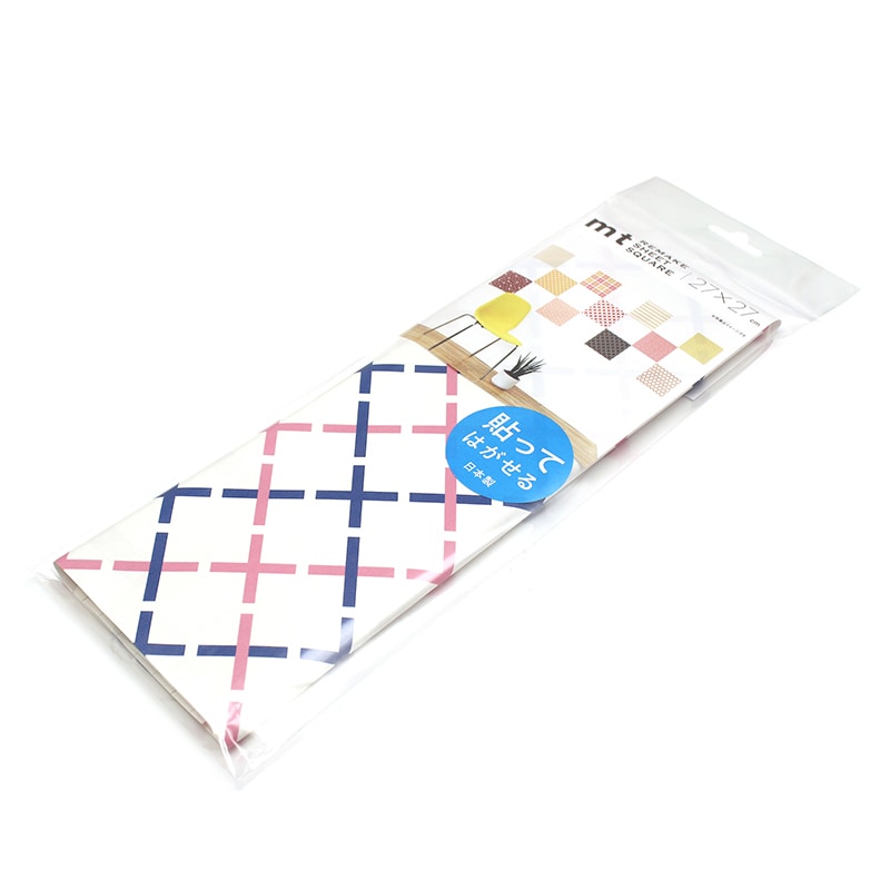 クロス・ネイビー×ピンク