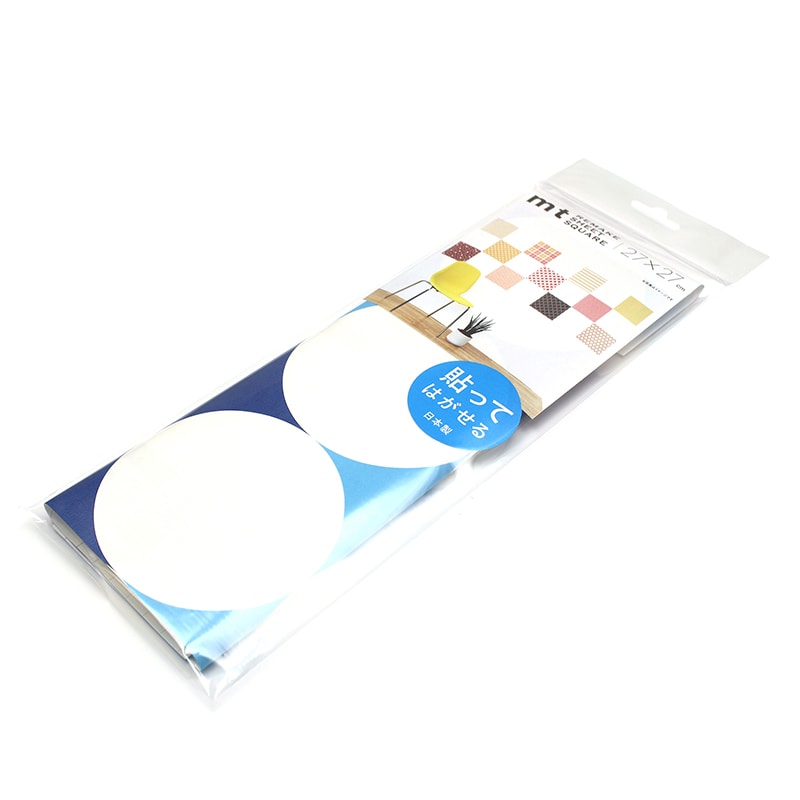 サークル・ライトブルー×ネイビー