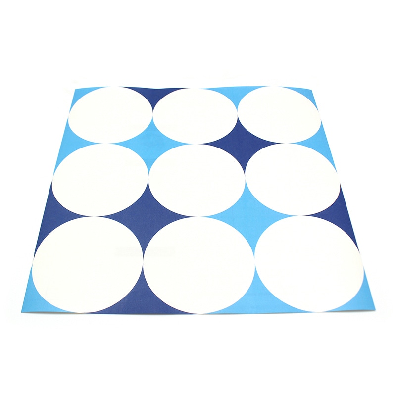 カモ井加工紙 mt casa リメイクシートスクエア サークル・ライトブルー×ネイビー MTCARS021 1枚(ご注文単位1枚)【直送品】