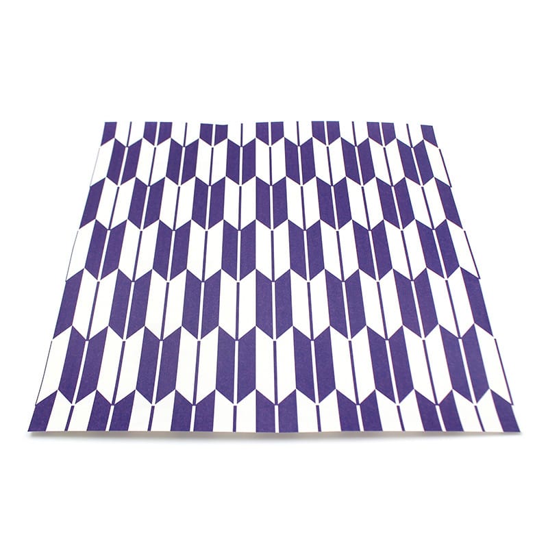 カモ井加工紙 mt casa リメイクシートスクエア 矢絣・本紫 MTCARS027 1枚（ご注文単位1枚）【直送品】