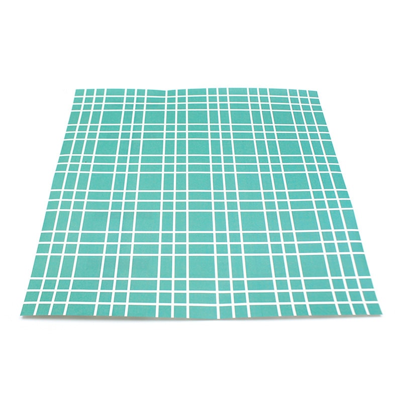 カモ井加工紙 mt casa リメイクシートスクエア 三枡格子・花緑青 MTCARS036 1枚(ご注文単位1枚)【直送品】