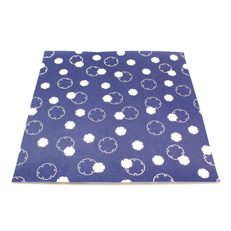 カモ井加工紙 mt casa リメイクシートスクエア 雪輪・紺藍 MTCARS037 1枚(ご注文単位1枚)【直送品】