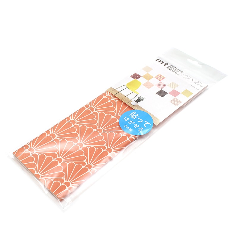 カモ井加工紙 mt casa リメイクシートスクエア 菊青海波・東雲色 MTCARS038 1枚（ご注文単位1枚）【直送品】