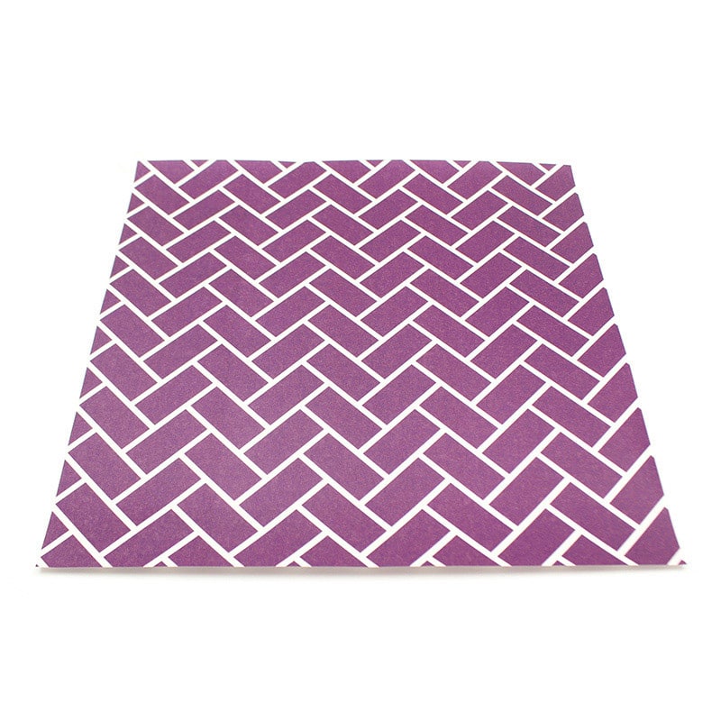 カモ井加工紙 mt casa リメイクシートスクエア 檜垣・茄子紺 MTCARS040 1枚(ご注文単位1枚)【直送品】