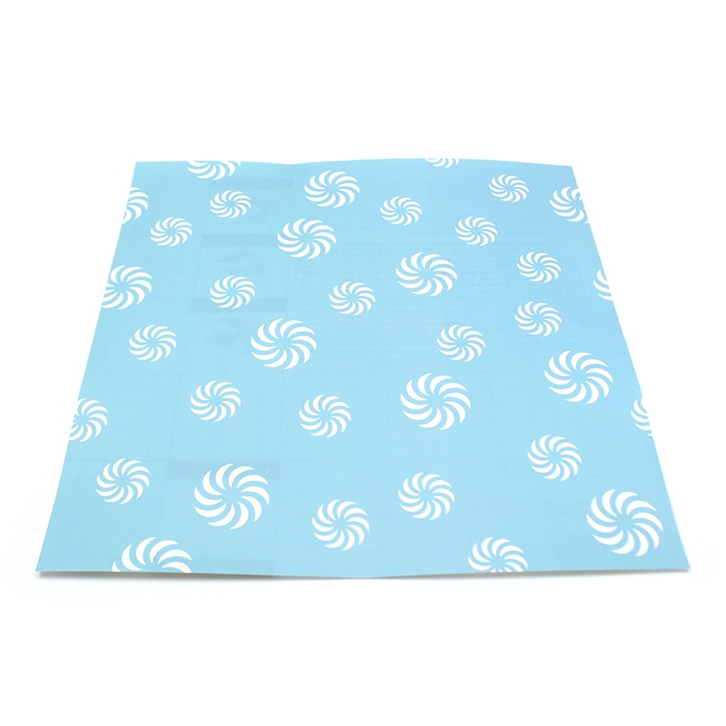 カモ井加工紙 mt casa リメイクシートスクエア 毛卍紋・白群 MTCARS044 1枚(ご注文単位1枚)【直送品】