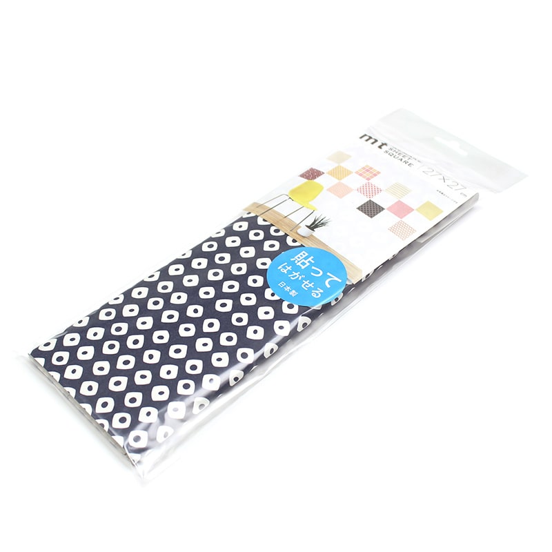 カモ井加工紙 mt casa リメイクシートスクエア 鹿の子・濃藍 MTCARS047 1枚（ご注文単位1枚）【直送品】