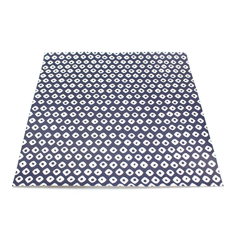 カモ井加工紙 mt casa リメイクシートスクエア 鹿の子・濃藍 MTCARS047 1枚(ご注文単位1枚)【直送品】