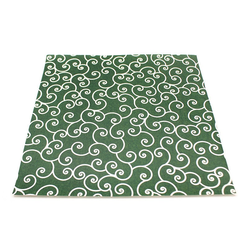 カモ井加工紙 mt casa リメイクシートスクエア 唐草文様・深緑 MTCARS049 1枚(ご注文単位1枚)【直送品】