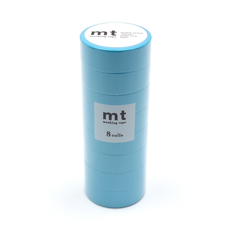 カモ井加工紙 マスキングテープ　mt　 みず MT08P192R　8巻/パック（ご注文単位1パック）【直送品】