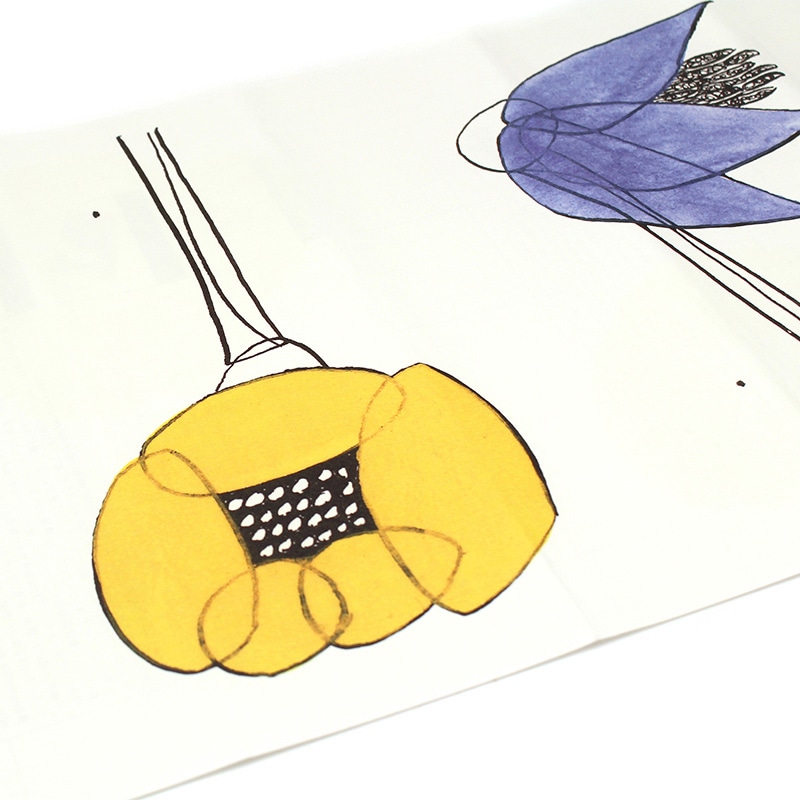 カモ井加工紙 mt casa リメイクシート 山口一郎 flowers MTCARYI01 1枚(ご注文単位1枚)【直送品】