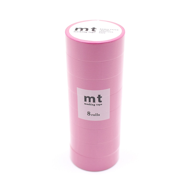 カモ井加工紙 マスキングテープ　mt　 マットピンク MT08P509　8巻/パック（ご注文単位1パック）【直送品】