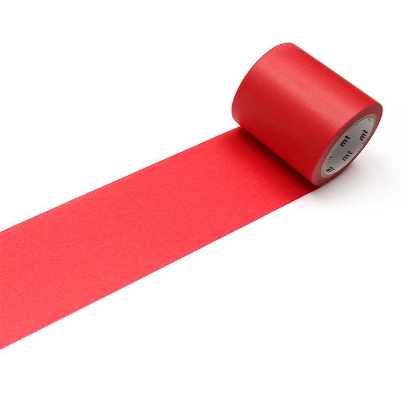 カモ井加工紙 マスキングテープ mt 1P レッド MT5W181 1巻(ご注文単位1巻)【直送品】
