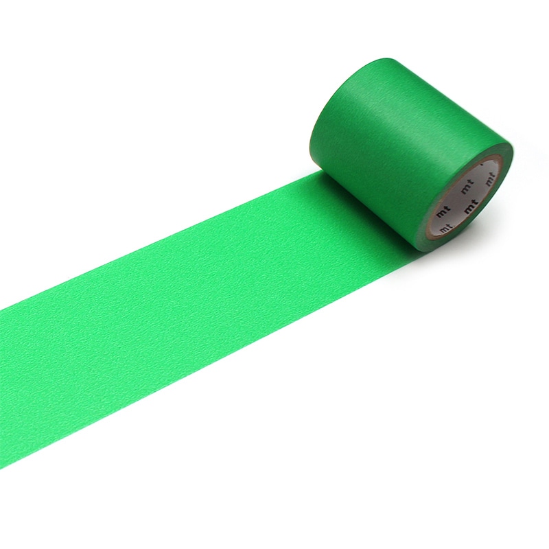 カモ井加工紙 マスキングテープ mt 1P グリーン MT5W182 1巻（ご注文単位1巻）【直送品】