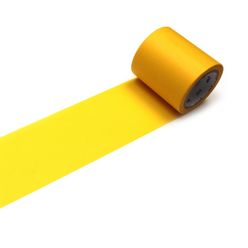 カモ井加工紙 マスキングテープ mt 1P イエロー MT5W184 1巻（ご注文単位1巻）【直送品】