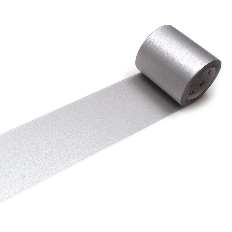 カモ井加工紙 マスキングテープ mt 1P 銀 MT5W206 1巻(ご注文単位1巻)【直送品】