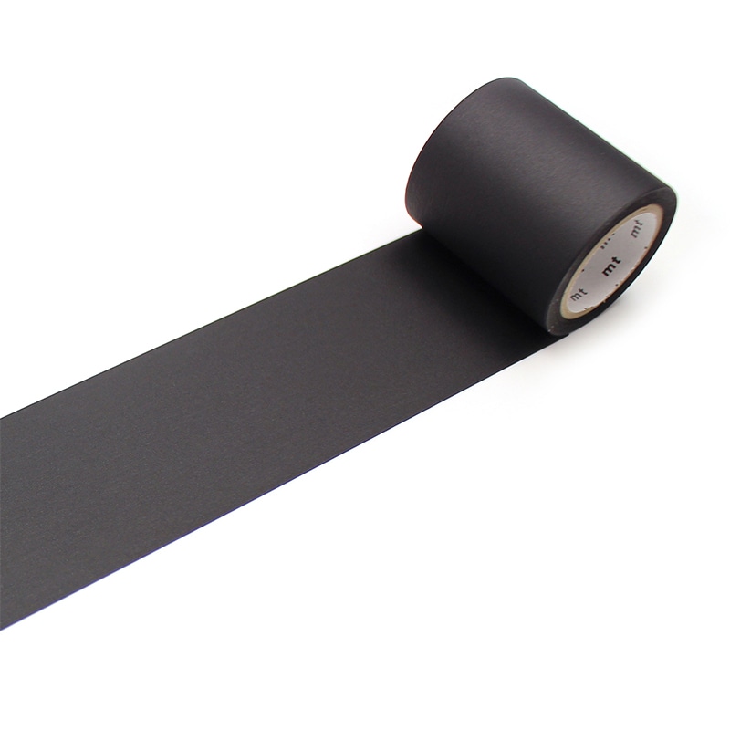カモ井加工紙 マスキングテープ mt 1P マットブラック MT5W207 1巻(ご注文単位1巻)【直送品】