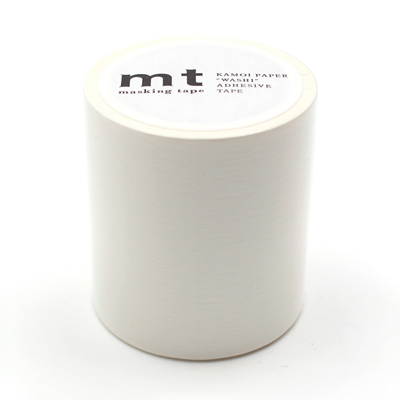 カモ井加工紙 マスキングテープ mt 1P マットホワイト MT5W208 1巻（ご注文単位1巻）【直送品】
