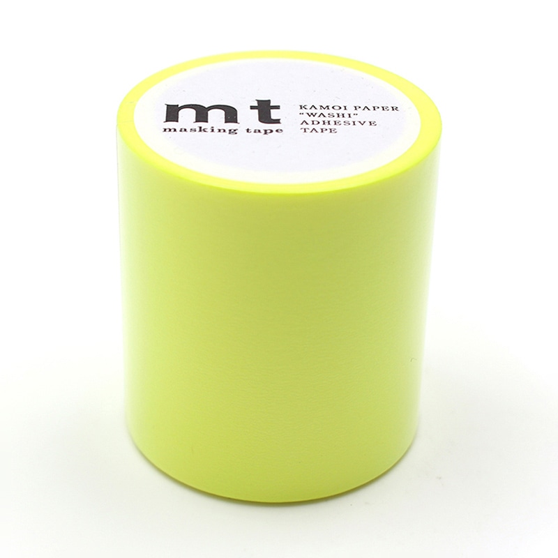 カモ井加工紙 マスキングテープ mt 1P ショッキングイエロー MT5W228 1巻（ご注文単位1巻）【直送品】
