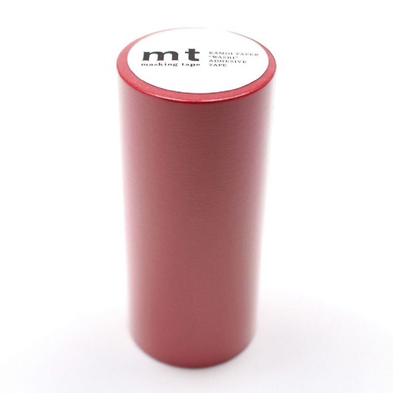 カモ井加工紙 マスキングテープ mt 1P レッド MT10W181 1巻（ご注文単位1巻）【直送品】