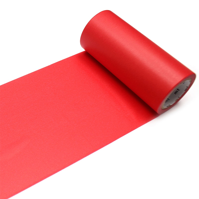 カモ井加工紙 マスキングテープ mt 1P レッド MT10W181 1巻（ご注文単位1巻）【直送品】