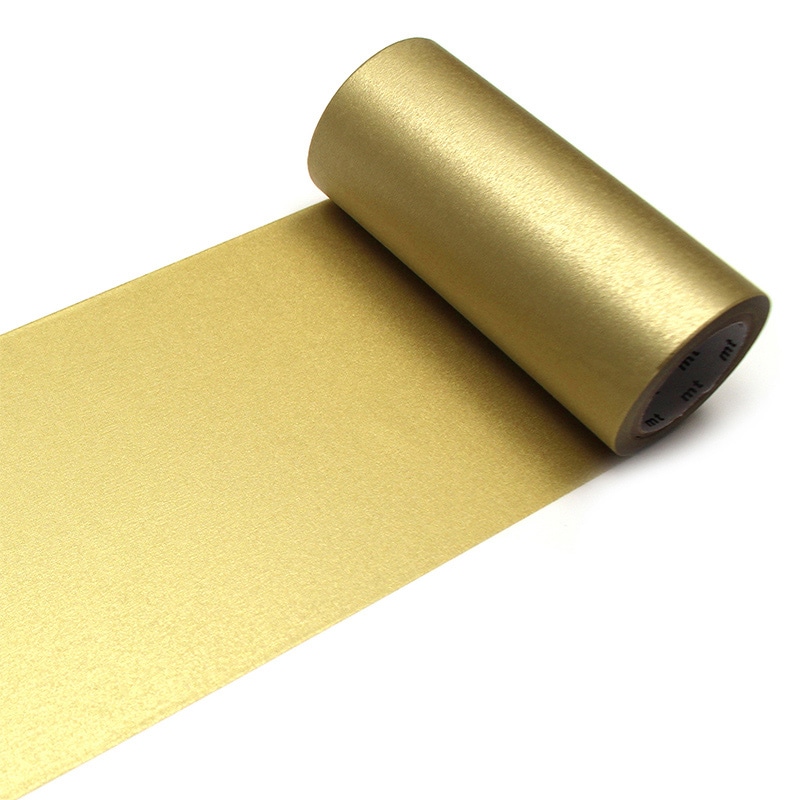 カモ井加工紙 マスキングテープ mt 1P 金 MT10W205 1巻(ご注文単位1巻)【直送品】